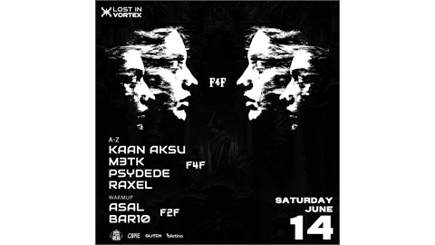 F4F / 14 JUNE SAT  @VORTEX ART CLUB