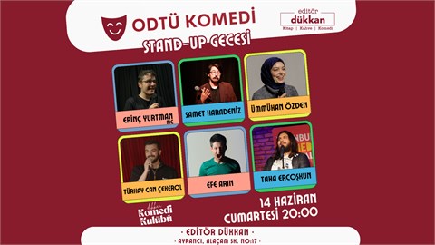 ODTÜ Komedi Topluluğu Stand-up Gecesi