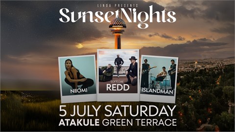 Linda Presents: REDD(Softcore), ISLANDMAN(Live), NIIOMI @SunsetNights