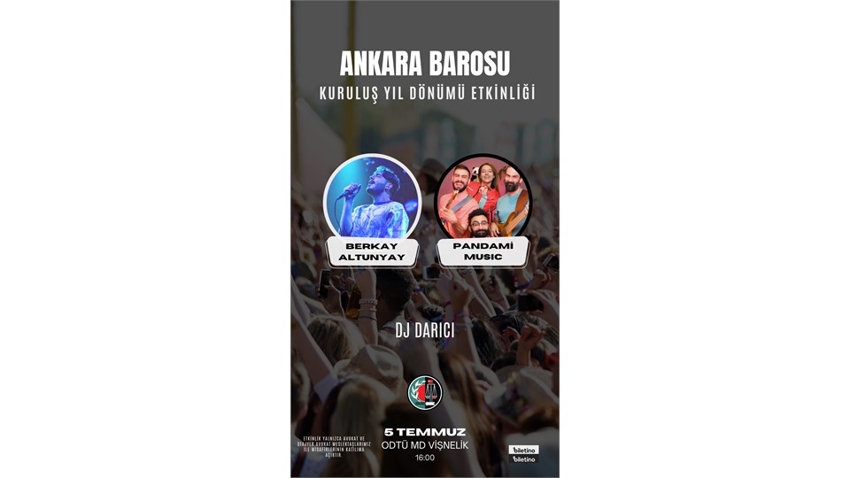 ANKARA BAROSU YIL DÖNÜMÜ ETKİNLİĞİ