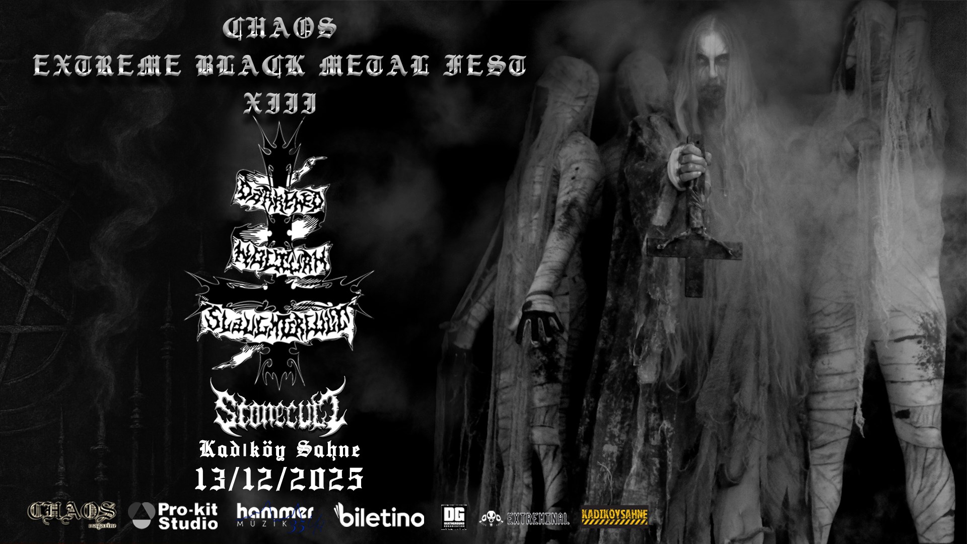 CHAOS Extreme Black Metal Fest XIII | 13 Aralık 2025 | KADIKÖY