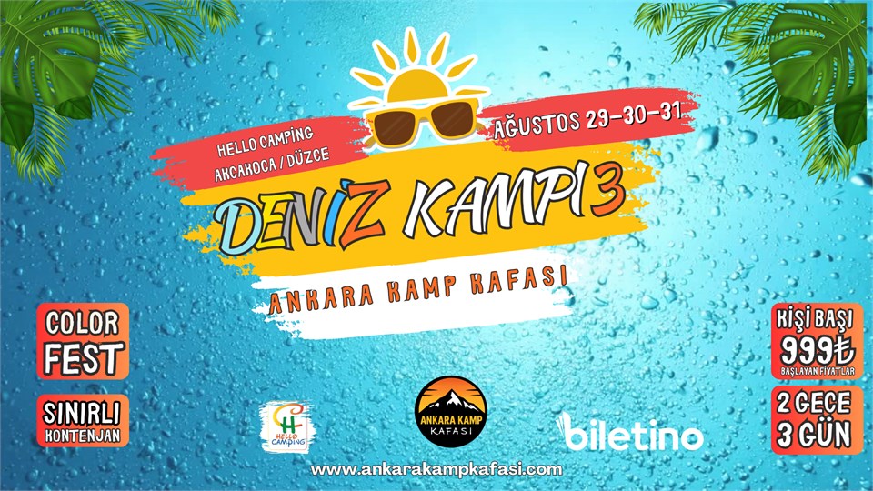 Festival Tadında Deniz Kampı
