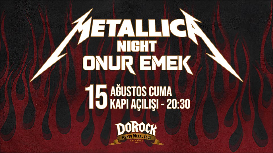 Onur Emek - Metallica Night (Dorock HMC/Taksim)