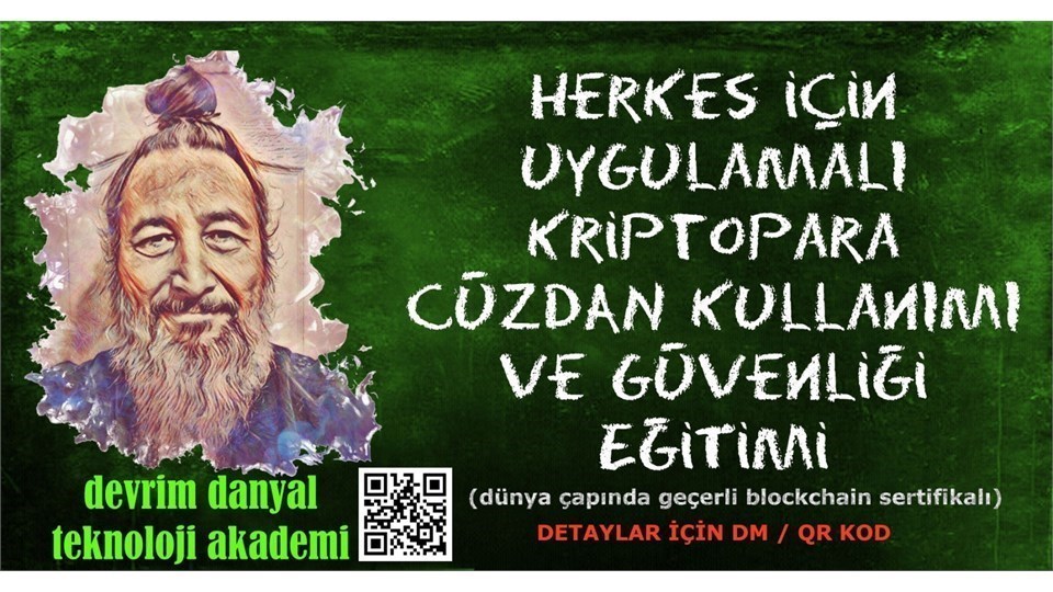 ONLINE SERTİFİKALI - Uygulamalı Kripto Varlık Cüzdan Kullanımı ve Güvenliği Eğitimi - 13 Aralık