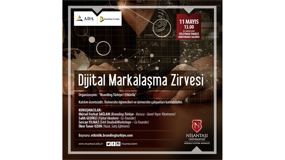 Nişantaşı Üniversitesi'nde Dijital Markalaşma Zirvesi