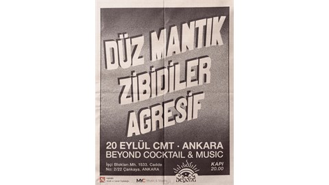 Düz Mantık, Zibidiler ve Agresif Punk Konseri