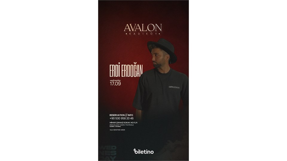 ERDİ ERDOĞAN AVALON KADIKÖY SAHNESİ