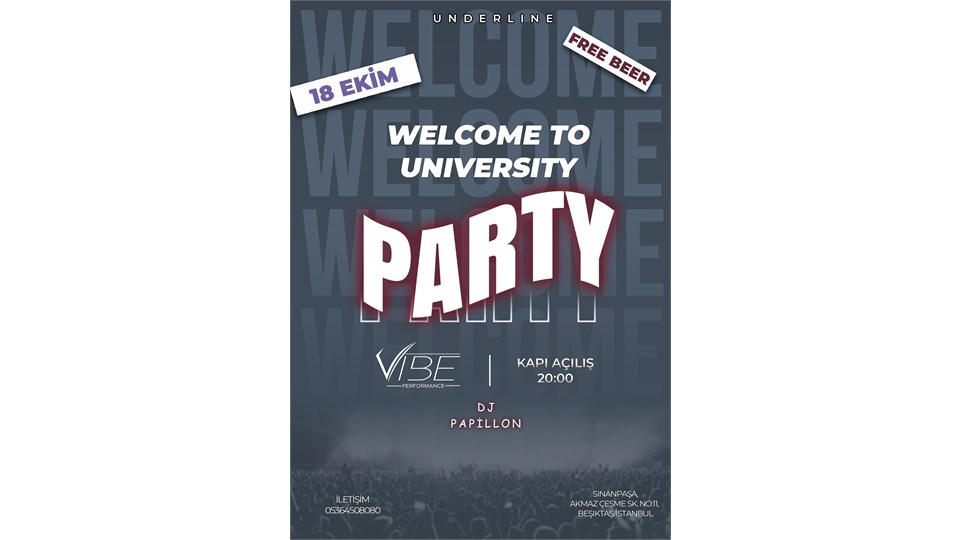 WELCOME TO UNIVERSİTY