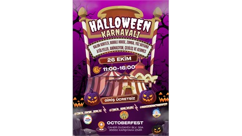KOSTÜMLÜ HALLOWEEN KERMES VE FESTİVALİ
