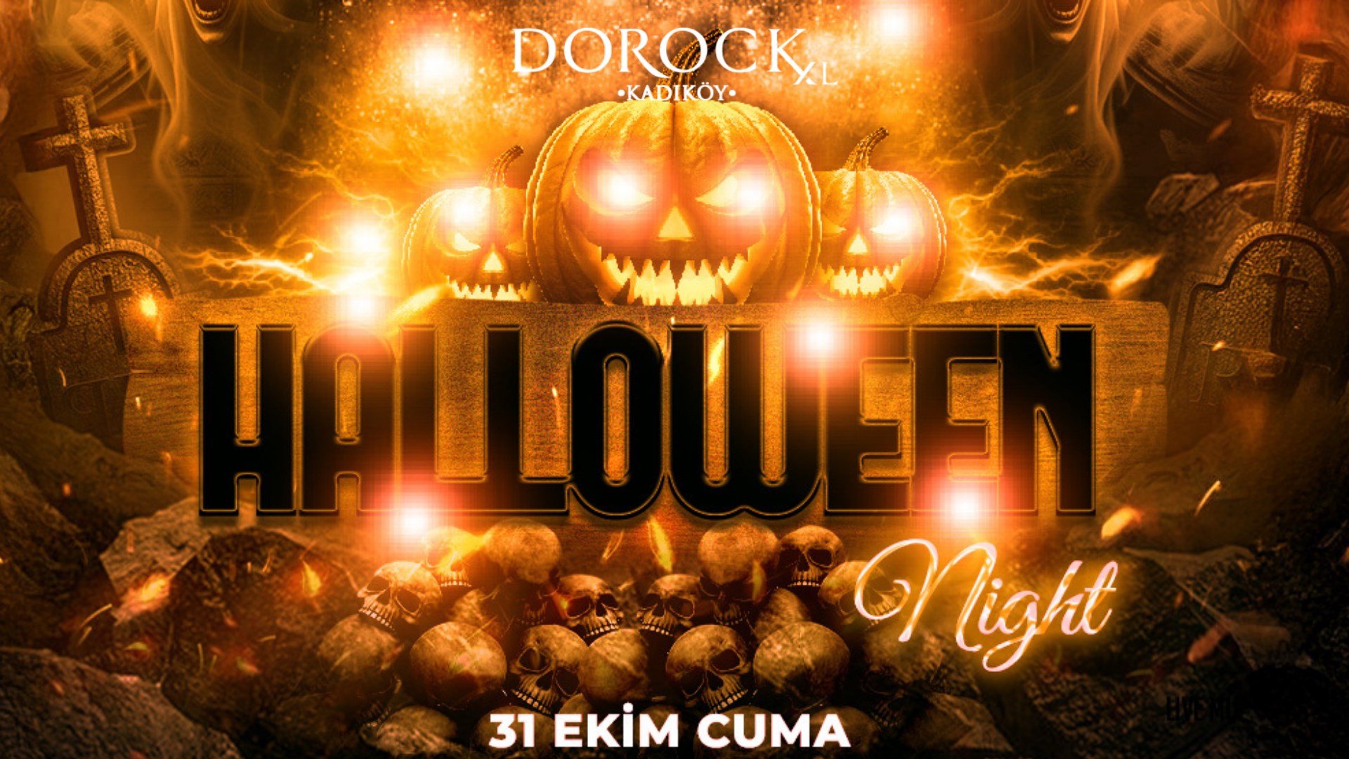 Halloween Party | 31 Ekim 2025 | Dorock XL | Biletino