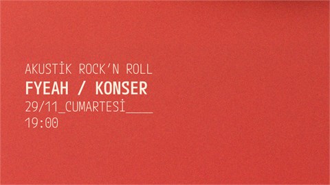 Fyeah Akustik / Konser
