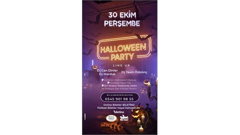 HALLOWEEN PARTY HAYAL KAHVESİ ÇANAKKALE