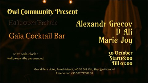 Halloween Prelude / Gaia Cocktail Bar