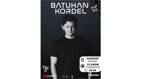 Batuhan Kordel Konseri üst kat oturmali plan 