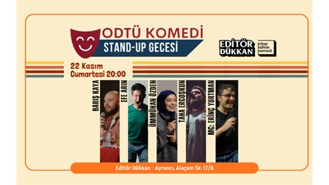 ODTÜ Komedi Topluluğu Stand-up Gecesi