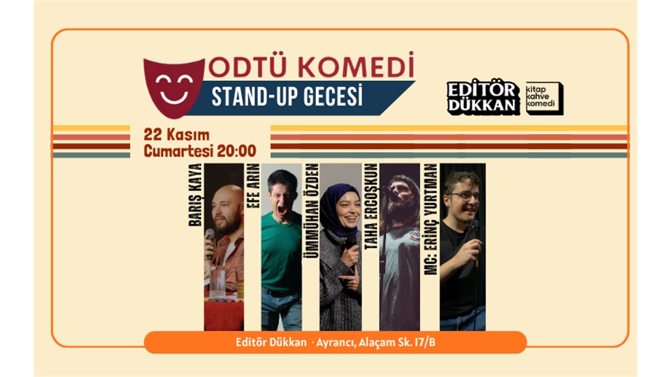 ODTÜ Komedi Topluluğu Stand-up Gecesi