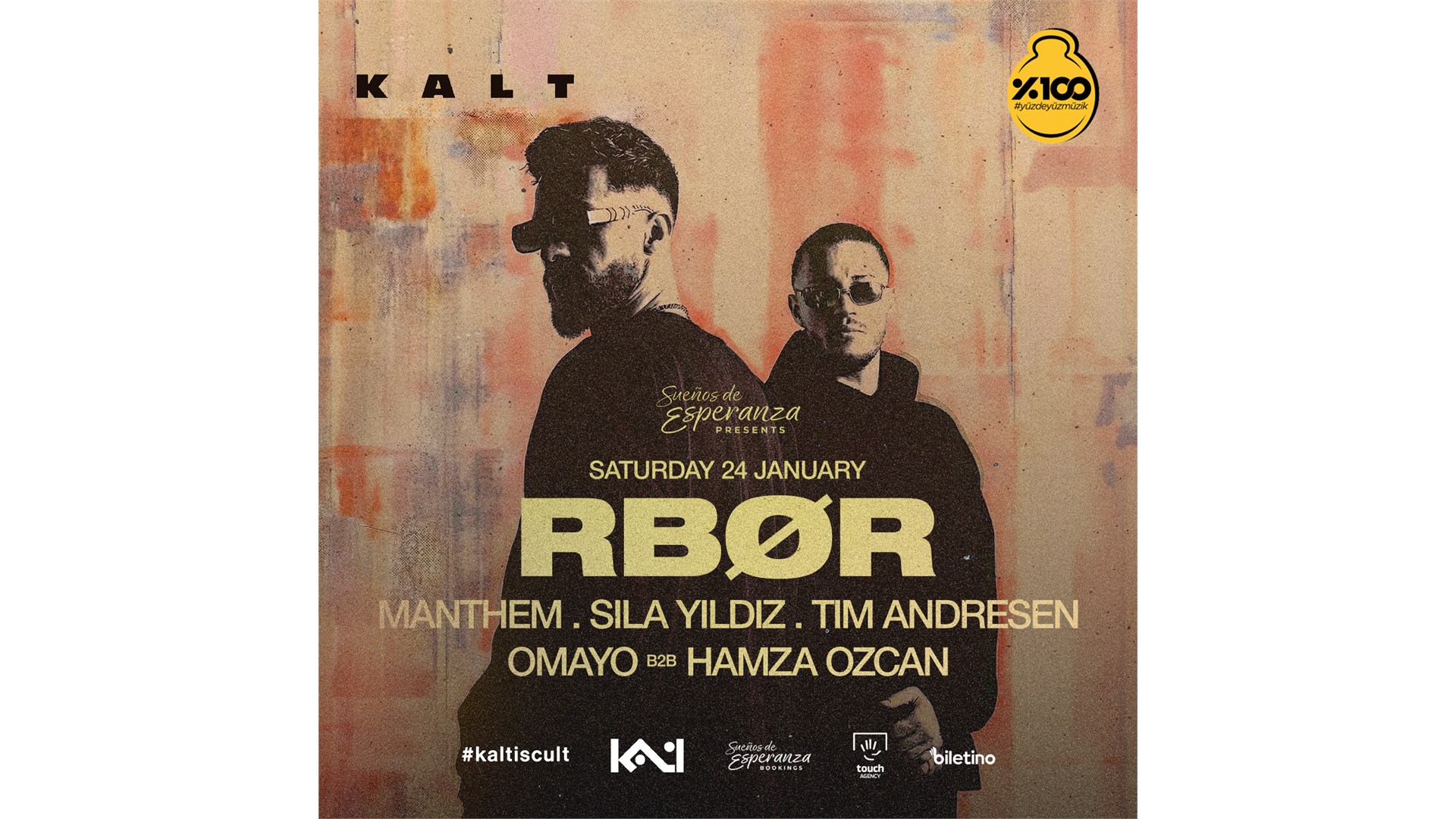 Sueños de Esperanza presents: RBØR at KALT İzmir | 24 Ocak 2026