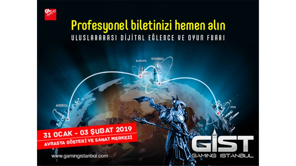 Gaming İstanbul 2019 Uluslararası Dijital Eğlence ve Oyun Fuarı - GIST 2019 - B2B