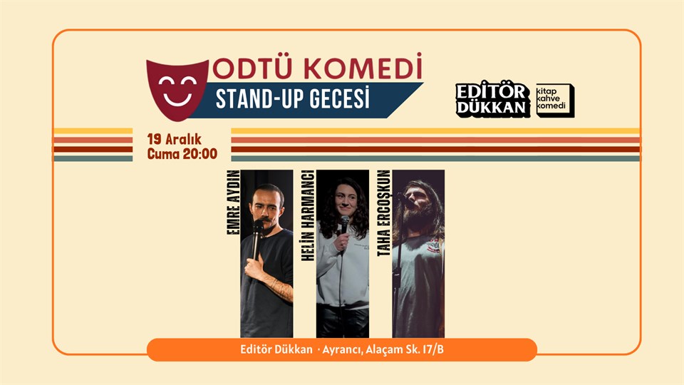 ODTÜ Komedi Topluluğu Stand-up Gecesi