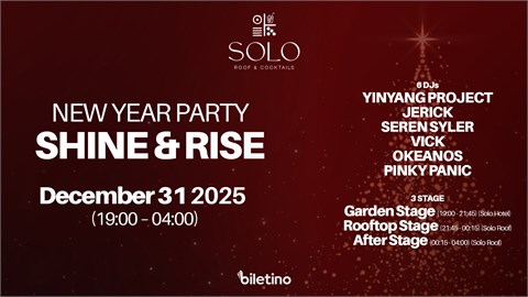 Solo Roof New Year Party: Shine & Rise