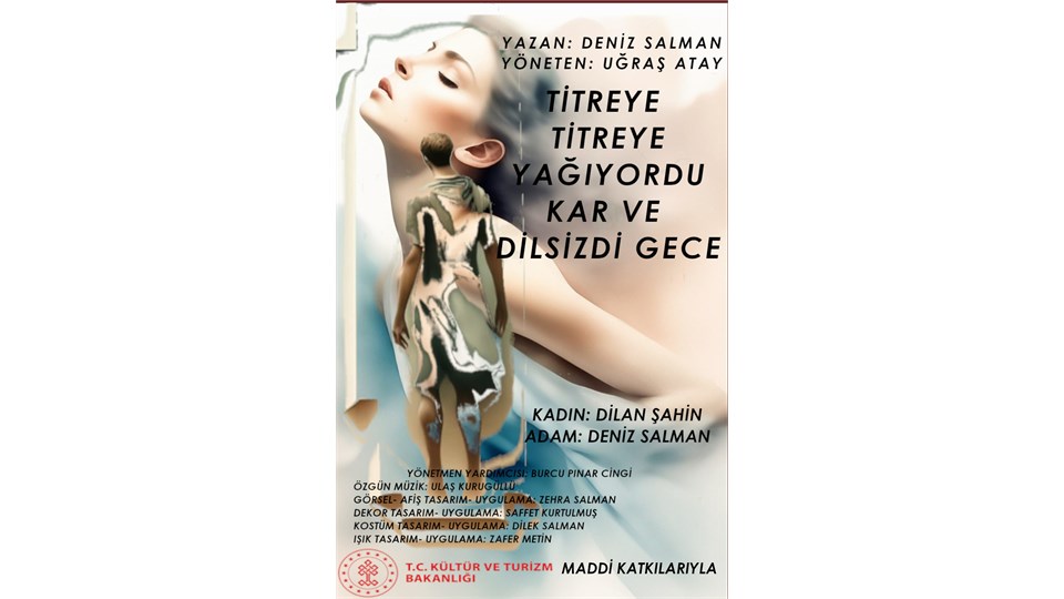 Titreye titreye yağıyordu kar ve dllsizdi gece