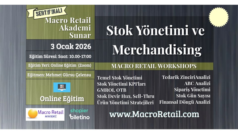 Temel Stok Yönetimi ve Merchandising Online Eğitimi