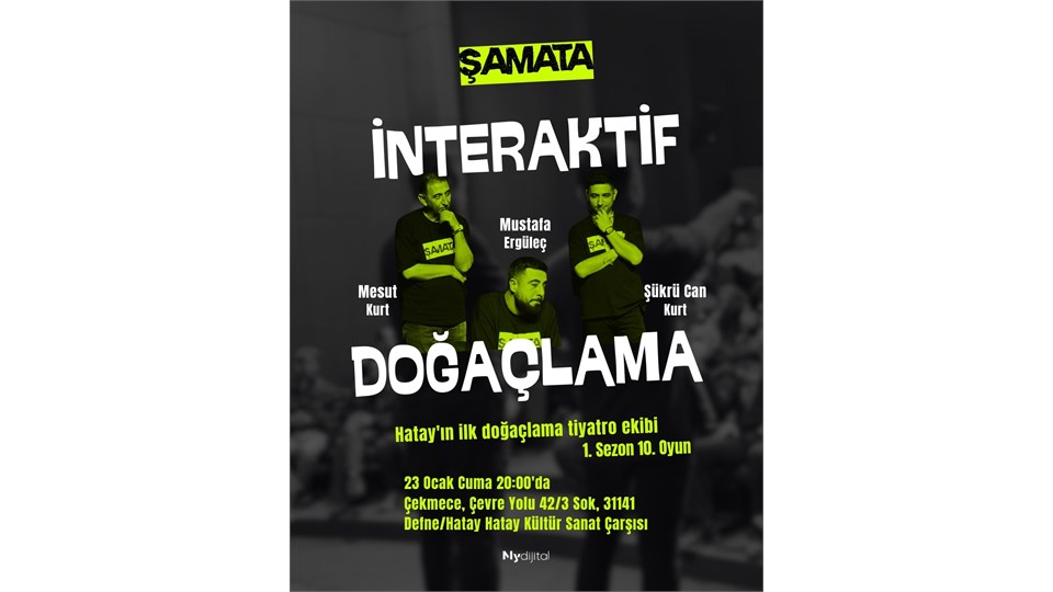 Tiyatro Şamata (İnteraktif Doğaçlama Etkinliği)