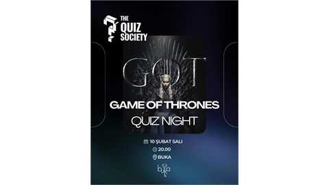 Game of Thrones Quiz Night - The Quiz Society