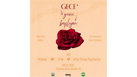 gece' yeni başlıyor.