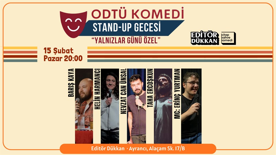 ODTÜ Komedi Topluluğu Stand-up Gecesi