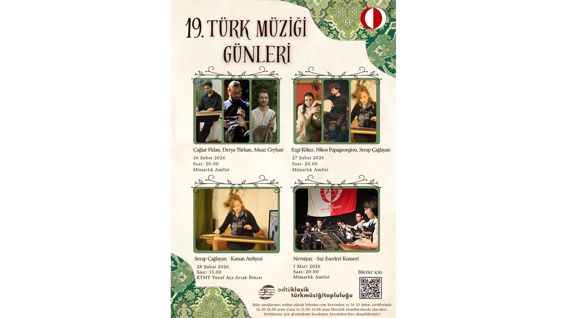 ODTÜ KTMT 19. TÜRK MÜZİĞİ GÜNLERİ
