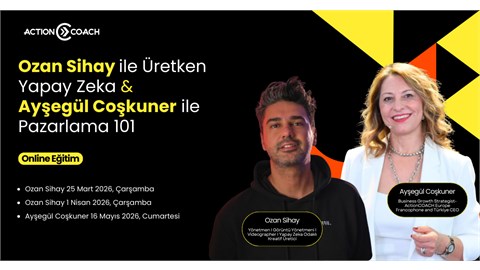 Üretken Yapay Zeka & Pazarlama 101 Eğitimleri ile İşinizi Hızlandırın