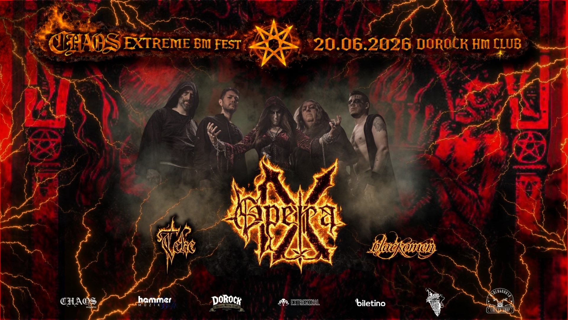 CHAOS Extreme BM Fest XIV ( Opera IX - Teke - Black Omen)