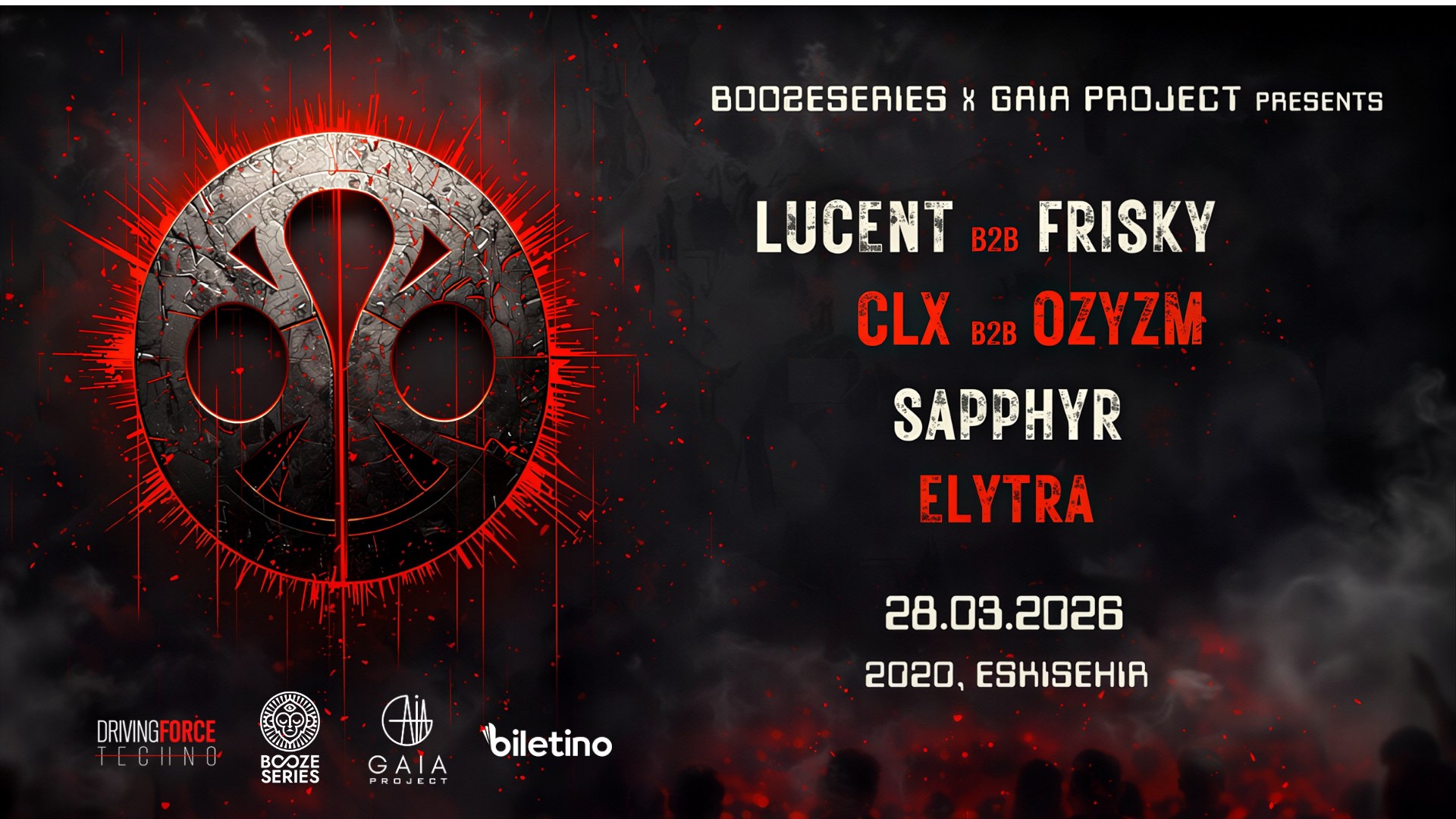 CLX // LUCENT Boozeseries x GAIA Project Presents // 2020, Eskişehir