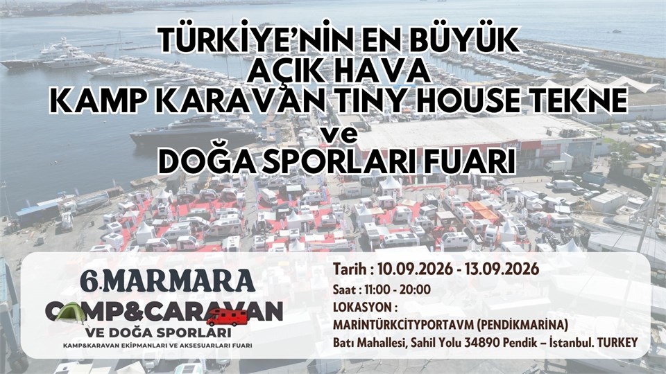 6.Marmara Kamp Karavan Tekne ve Doğa Sporları Fuarı