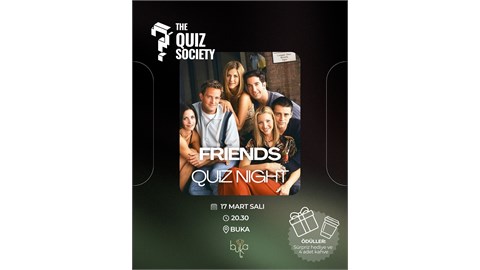 Friends Quiz Night – The Quiz Society