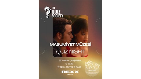 Masumiyet Müzesi Quiz Night – The Quiz Society