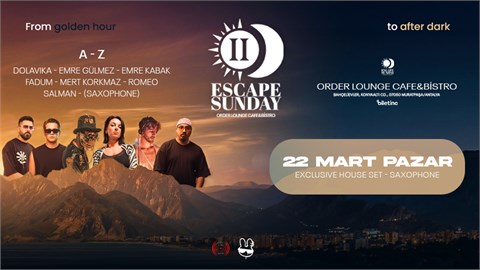 ESCAPE SUNDAY ( From GOLDEN hour - to after DARK)