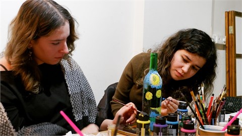 Işıklı Şişe Boyama Atölyesi (workshop) Ankara