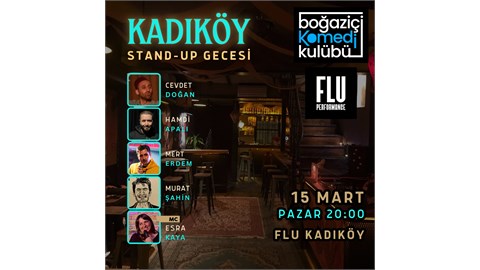 Kadıköy Stand-up Gecesi - Boğaziçi Komedi Kulübü