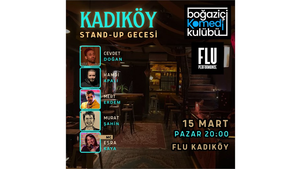 Kadıköy Stand-up Gecesi - Boğaziçi Komedi Kulübü
