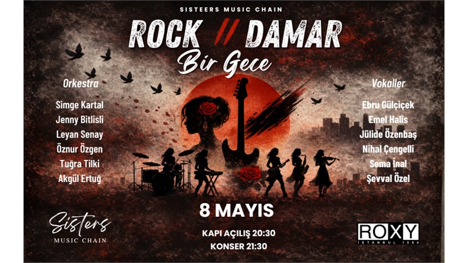 Rock Damar Bir Gece – Sisters Music Chain