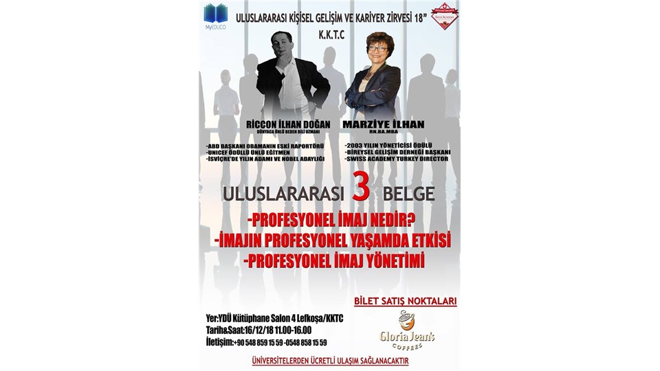 3. Kıbrıs Uluslararası Kişisel Gelişim ve Kariyer Zirvesi 18"