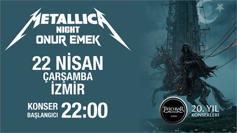 Onur Emek - Metallica Night (Tato Bar / İzmir)