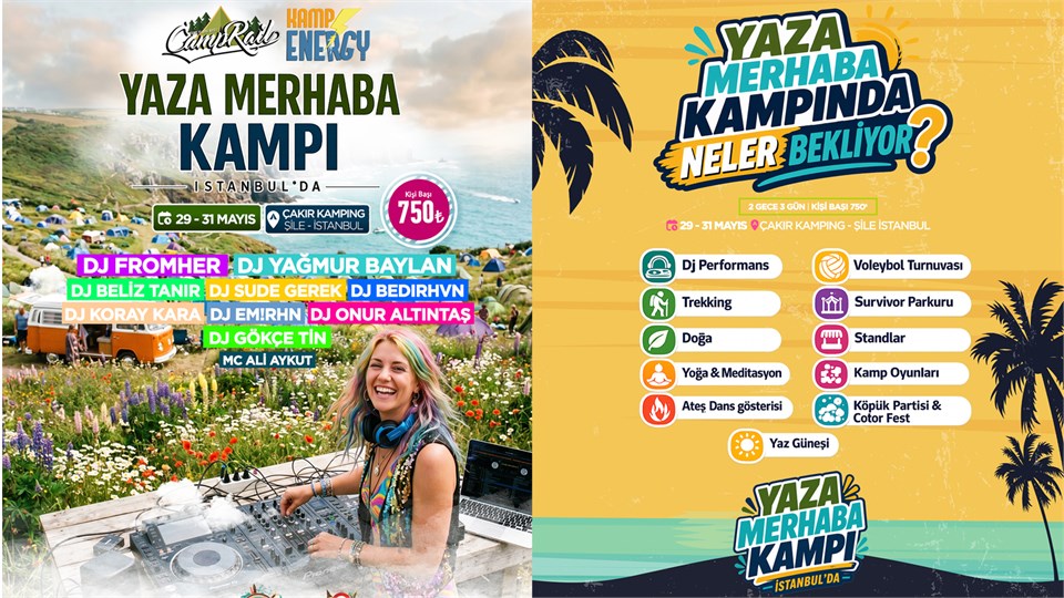 Camprail Yaza Merhaba Kampı / İstanbul Şile