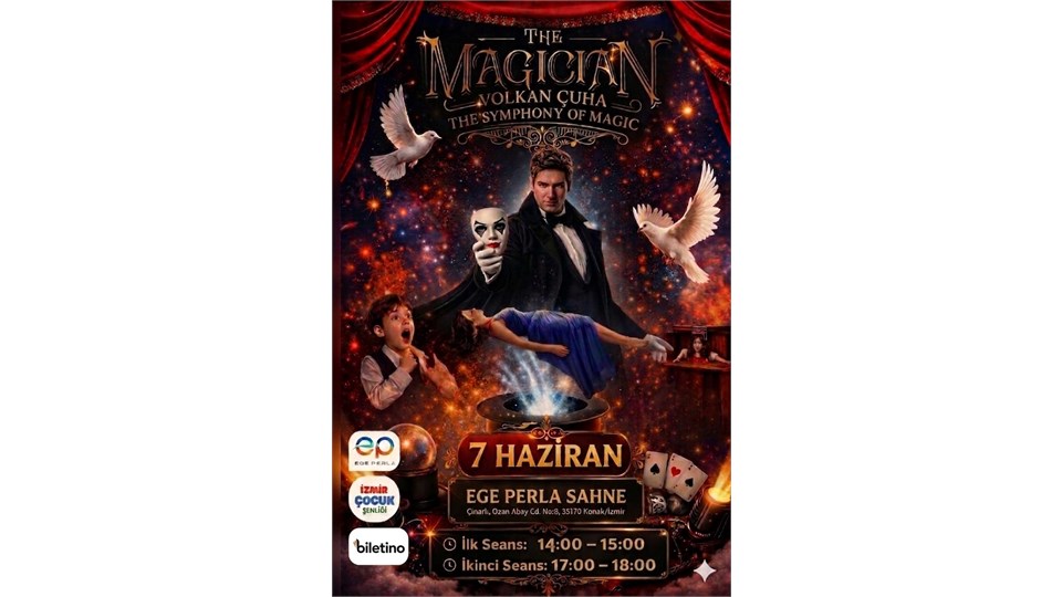 SİHİRBAZ VOLKAN ÇUHA İLE ÇOCUK VE YETİŞKİNLERE MÜZİKAL GÖSTERİ : SİHRİN SENFONİSİ (THE SYMPHONY OF MAGIC - THE MAGICIAN VOLKAN ÇUHA)