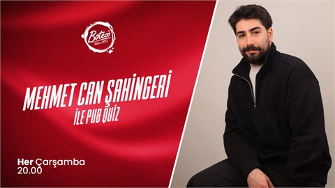 Mehmet Can Şahingeri ile Quiz Night Boteco