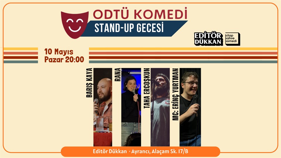 ODTÜ Komedi Topluluğu Stand-up Gecesi