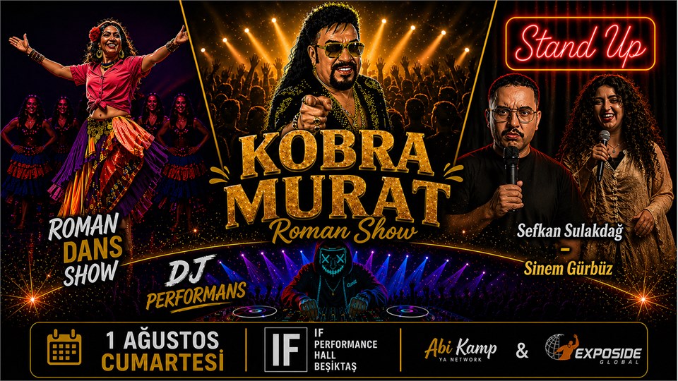 Kobra Murat Live: Stand Up & DJ Performans