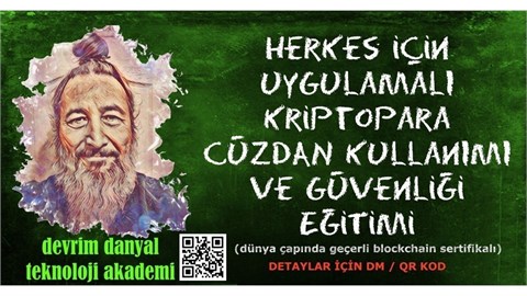 ONLINE SERTİFİKALI - Uygulamalı Kripto Varlık Cüzdan Kullanımı ve Güvenliği Eğitimi - 20 Ağustos